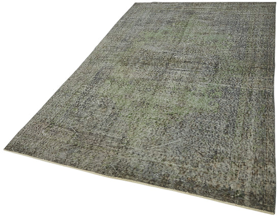 5x8 Vintage Hand-Carved Turkish Rug - 47093