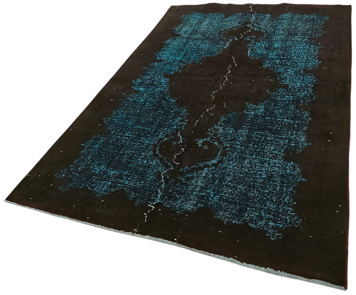 5x8 Vintage Hand-Carved Turkish Rug - 47097