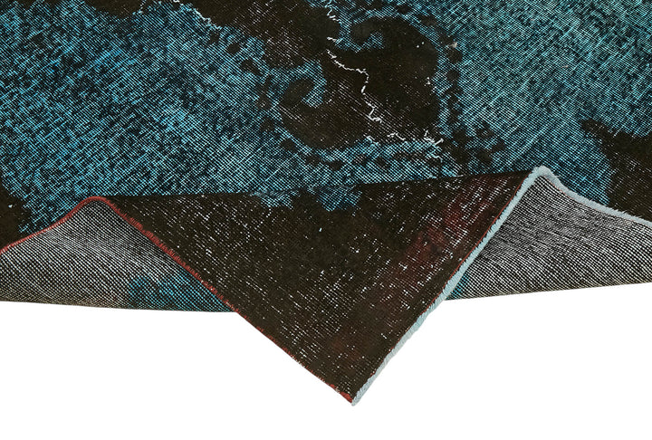 5x8 Vintage Hand-Carved Turkish Rug - 47097