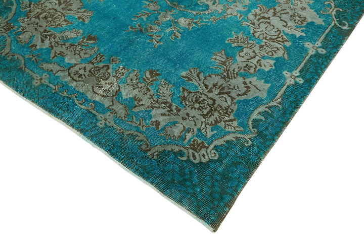 5x9 Vintage Hand-Carved Turkish Rug - 47100
