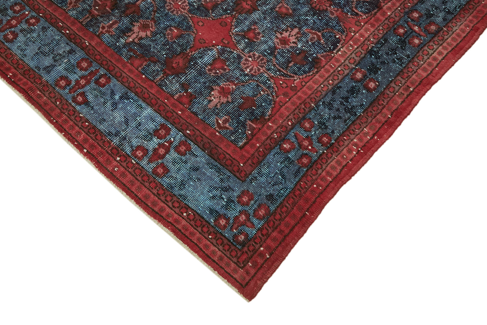 6x10 Vintage Hand-Carved Turkish Rug - 47103