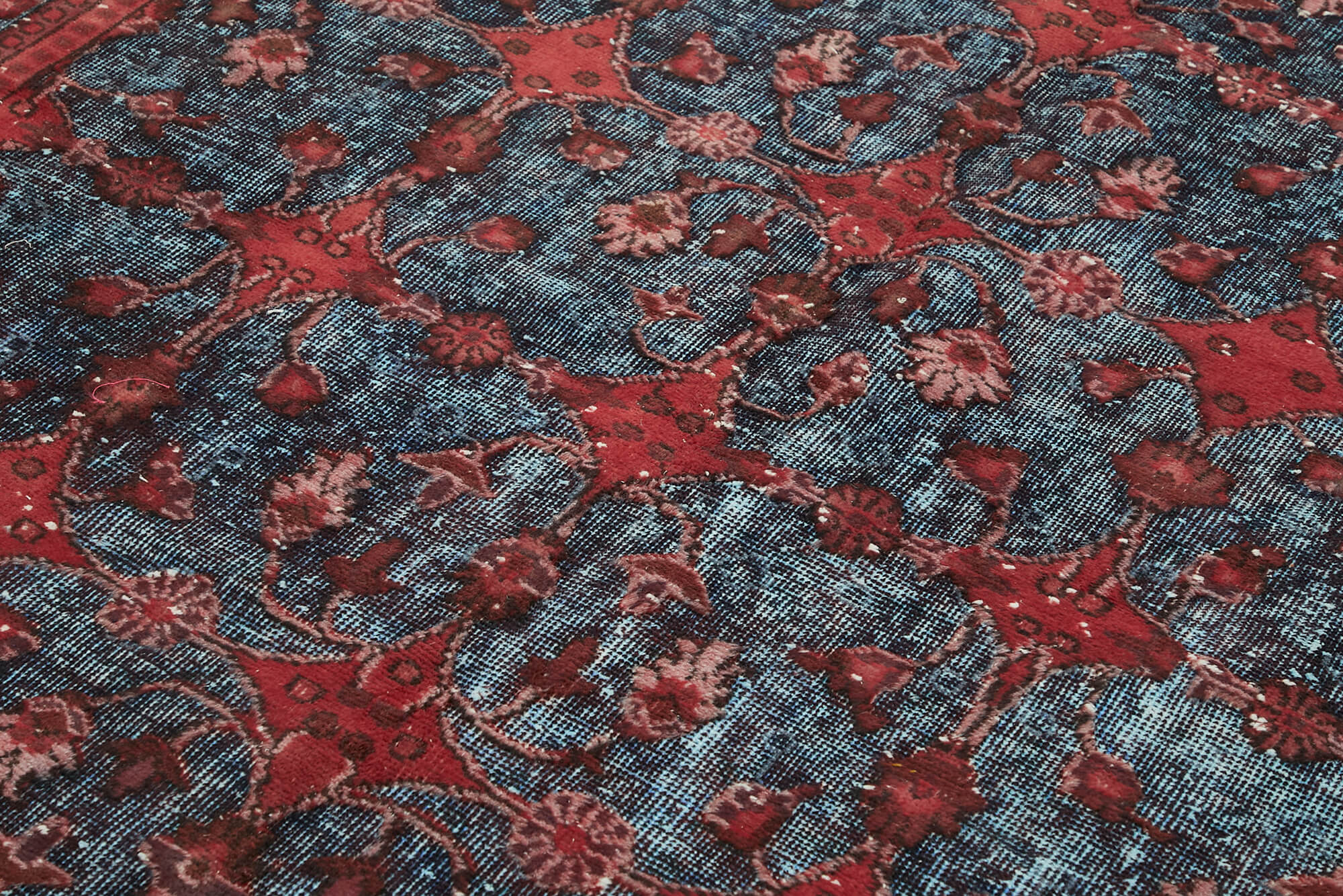 6x10 Vintage Hand-Carved Turkish Rug - 47103