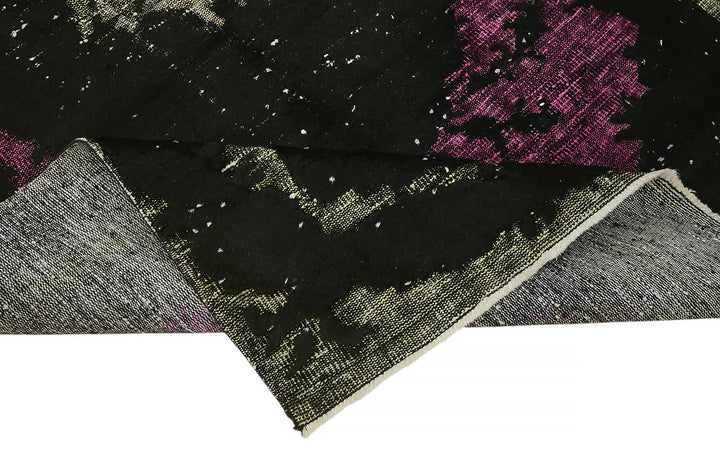 5x8 Vintage Hand-Carved Turkish Rug - 47107