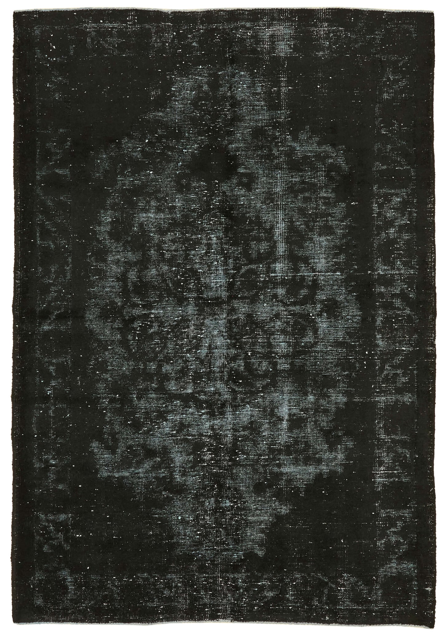 6x8 Vintage Hand-Carved Turkish Rug - 47109