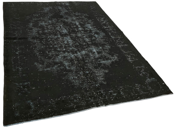 6x8 Vintage Hand-Carved Turkish Rug - 47109