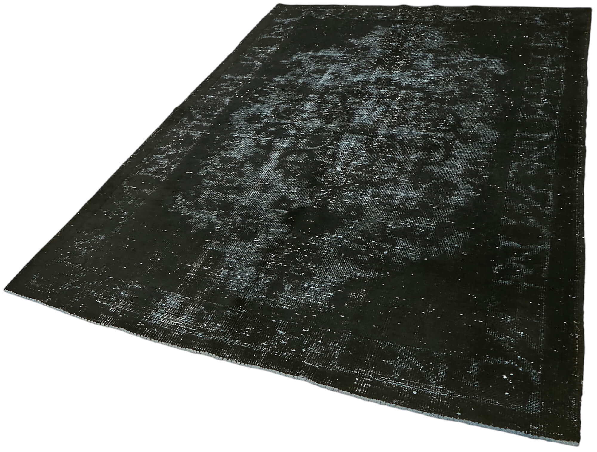 6x8 Vintage Hand-Carved Turkish Rug - 47109