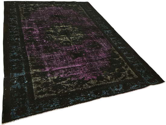 6x9 Vintage Hand-Carved Turkish Rug - 47110