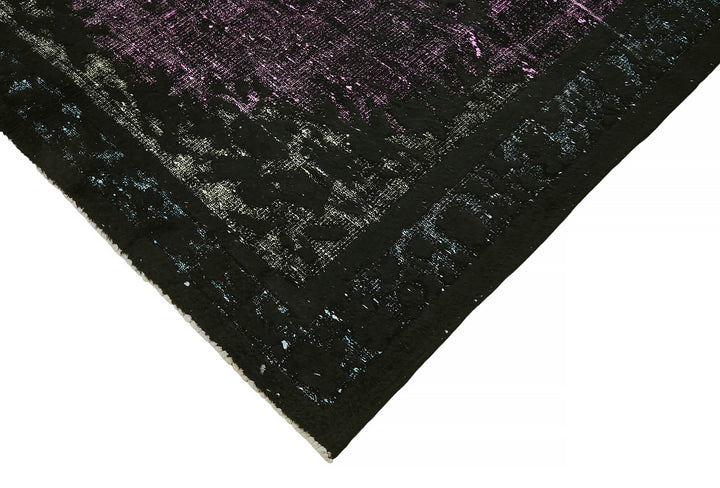 6x9 Vintage Hand-Carved Turkish Rug - 47110