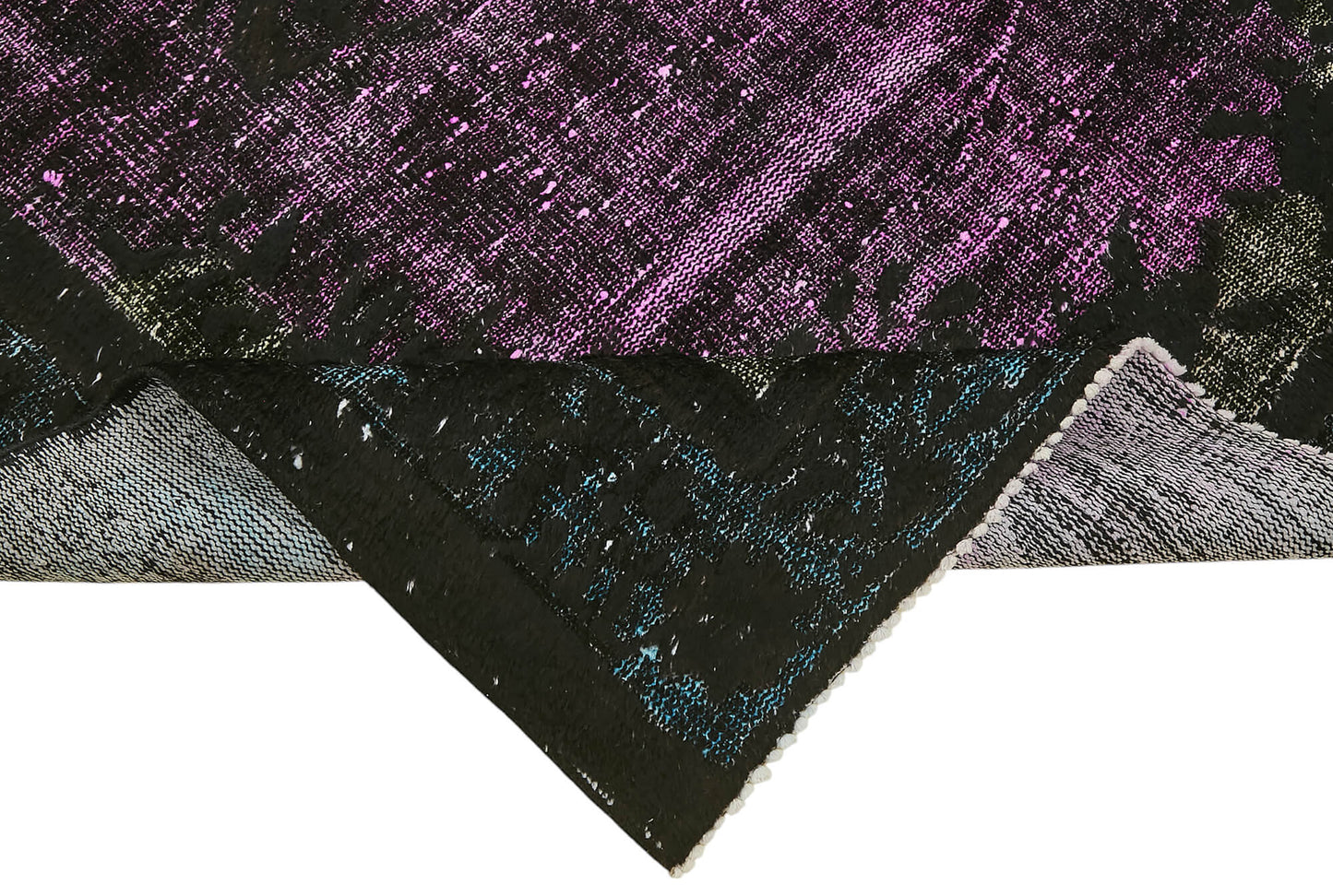 6x9 Vintage Hand-Carved Turkish Rug - 47110