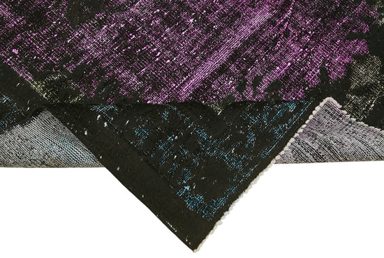 6x9 Vintage Hand-Carved Turkish Rug - 47110