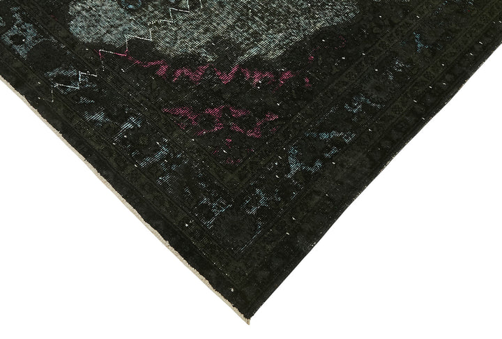 5x9 Vintage Hand-Carved Turkish Rug - 47111