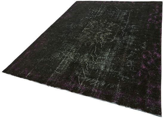 6x9 Vintage Hand-Carved Turkish Rug - 47112
