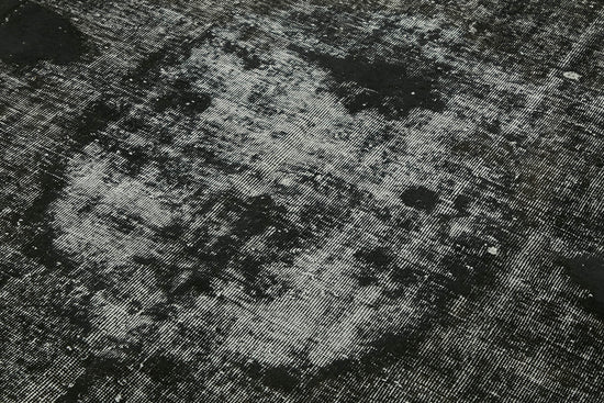 7x10 Vintage Hand-Carved Turkish Rug - 47119