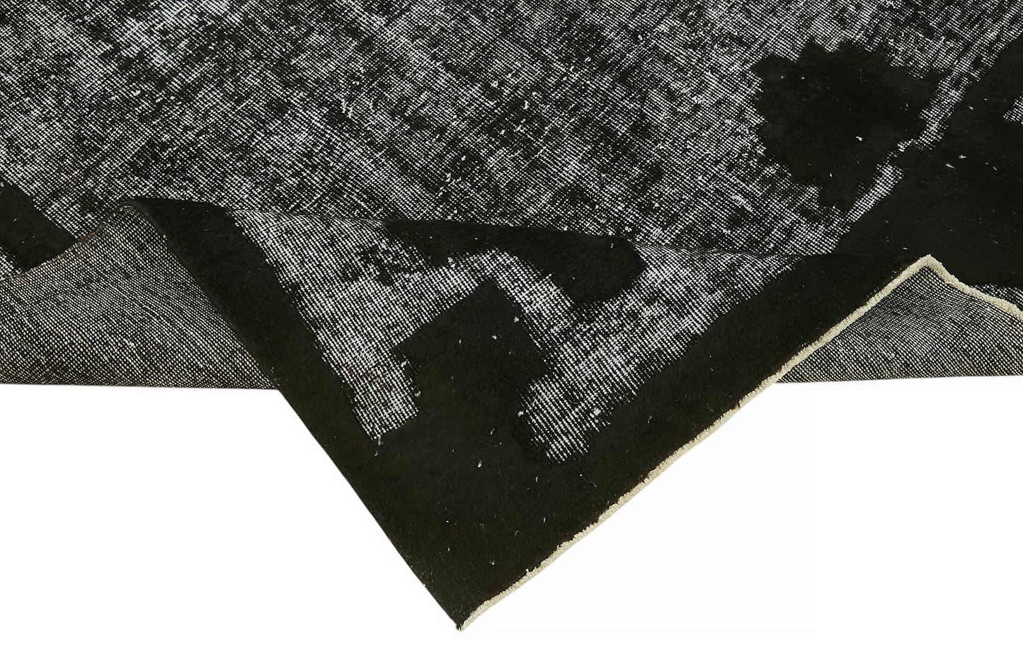 7x10 Vintage Hand-Carved Turkish Rug - 47119