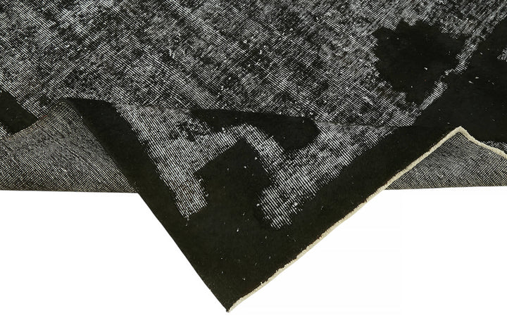 7x10 Vintage Hand-Carved Turkish Rug - 47119