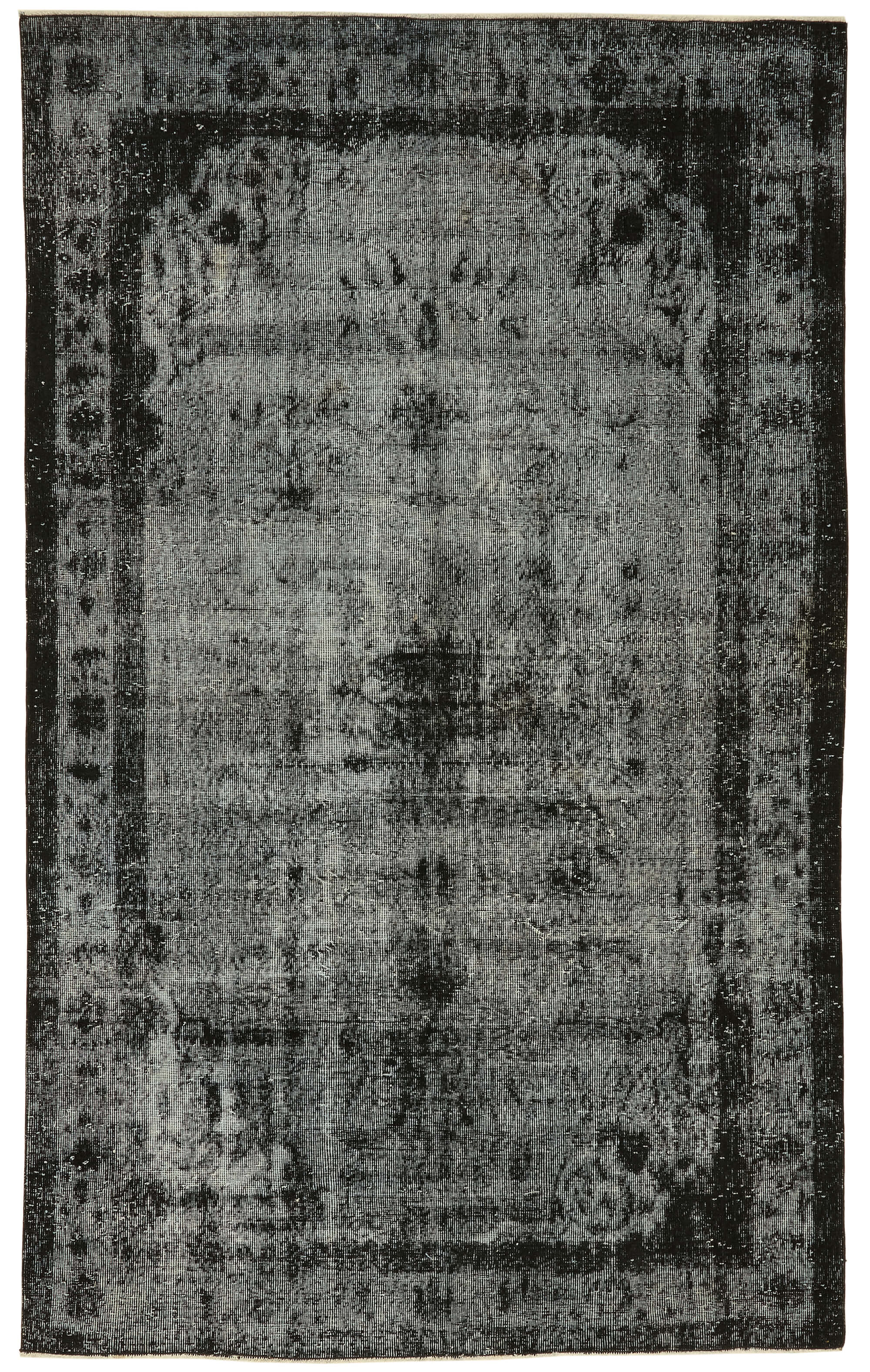 6x10 Vintage Hand-Carved Turkish Rug - 47121