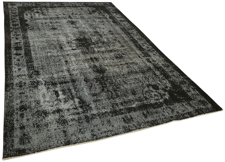 6x10 Vintage Hand-Carved Turkish Rug - 47121