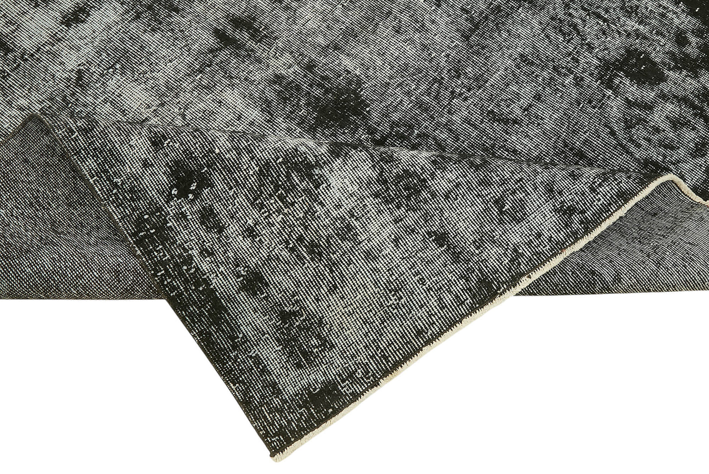 6x10 Vintage Hand-Carved Turkish Rug - 47121