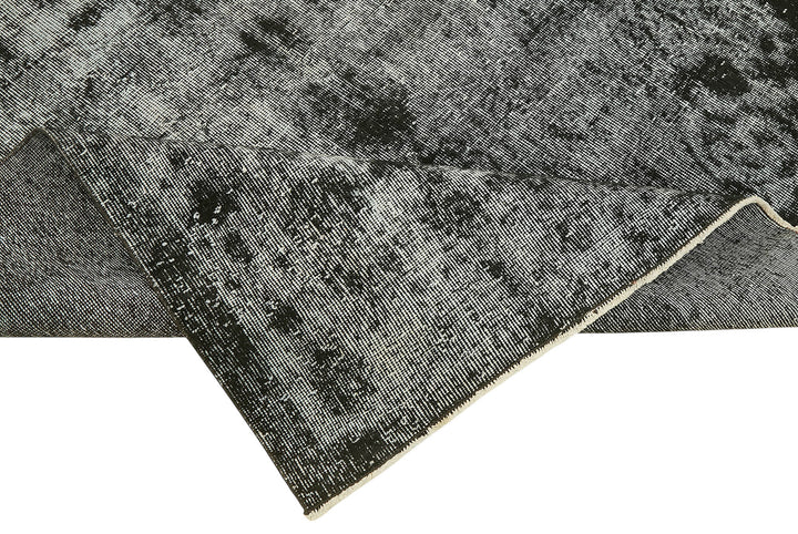 6x10 Vintage Hand-Carved Turkish Rug - 47121