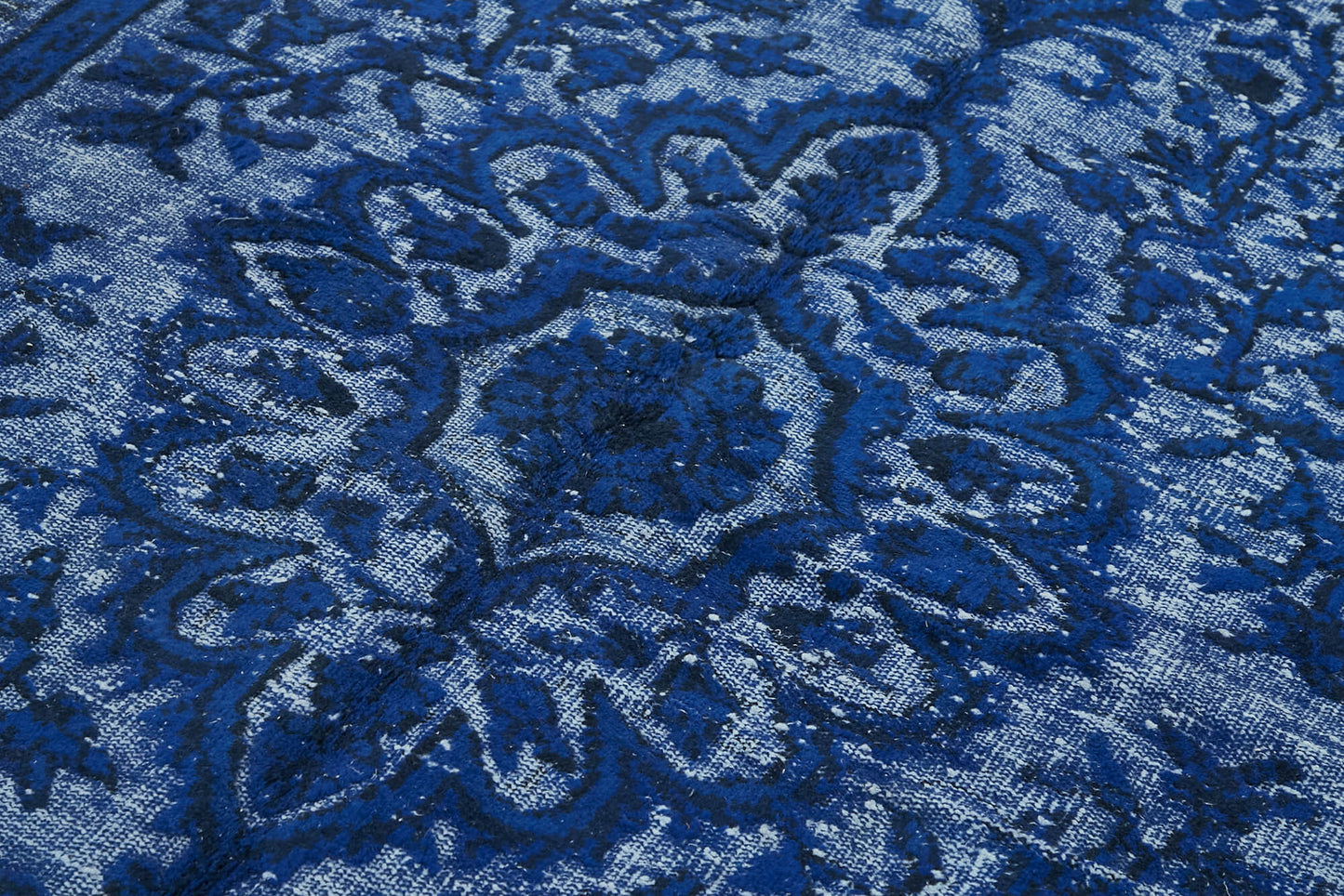 6x10 Vintage Hand-Carved Turkish Rug - 47123