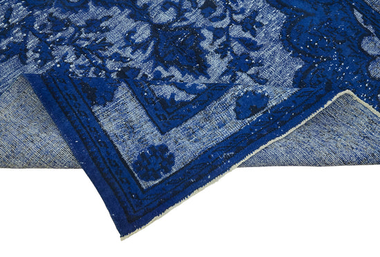 6x10 Vintage Hand-Carved Turkish Rug - 47123