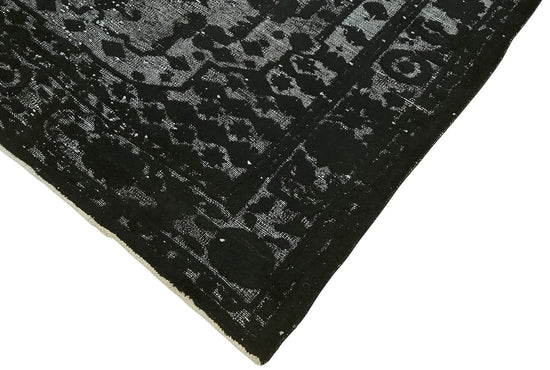 6x9 Vintage Hand-Carved Turkish Rug - 47124