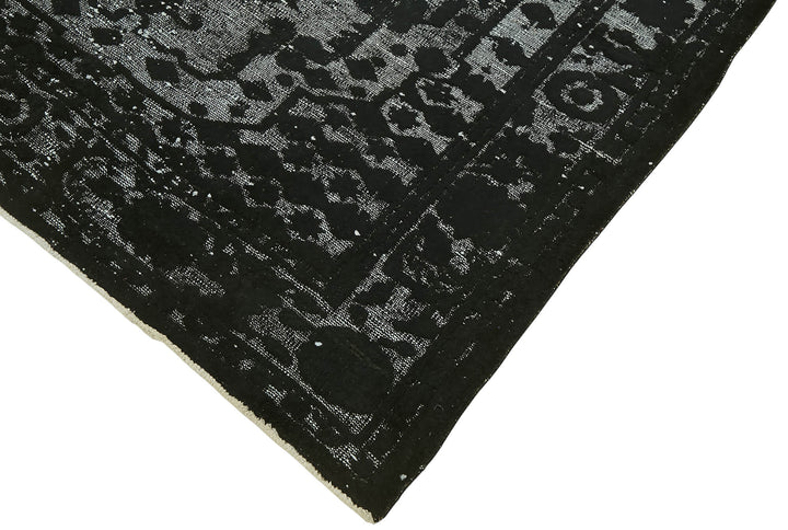 6x9 Vintage Hand-Carved Turkish Rug - 47124