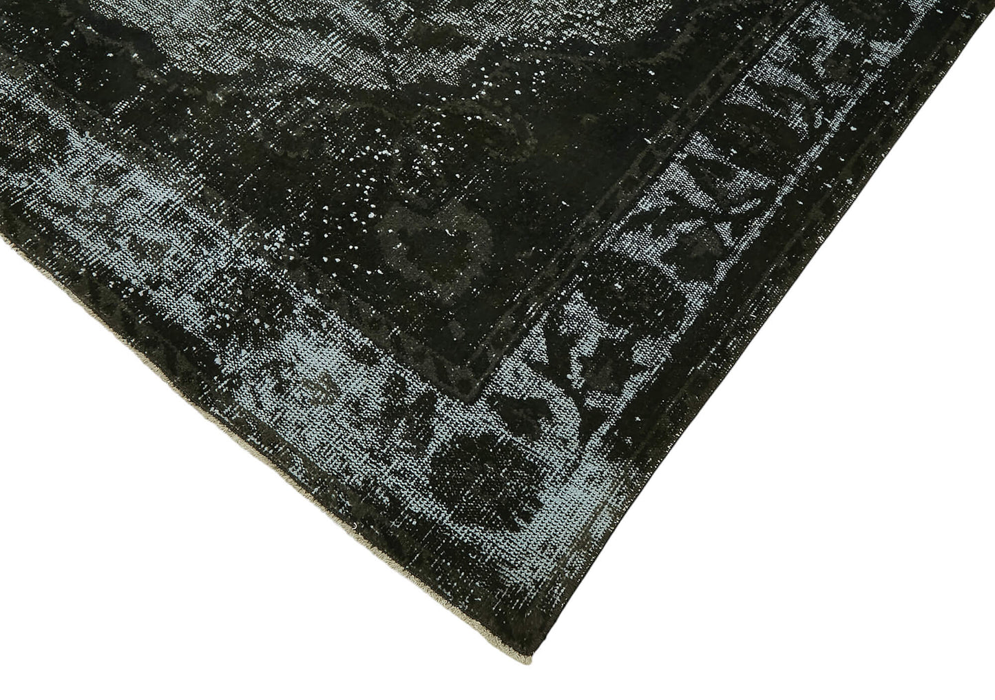 6x9 Vintage Hand-Carved Turkish Rug - 47125