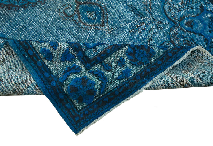 6x10 Vintage Hand-Carved Turkish Rug - 47126