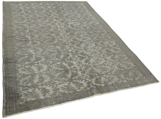 6x9 Vintage Hand-Carved Turkish Rug - 47130