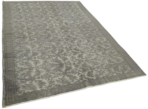 6x9 Vintage Hand-Carved Turkish Rug - 47130