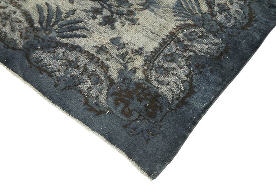 6x9 Vintage Hand-Carved Turkish Rug - 47134