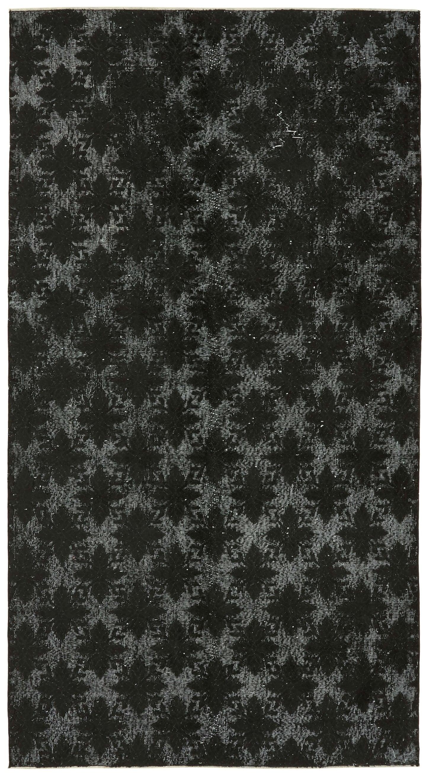 6x11 Vintage Hand-Carved Turkish Rug - 47135