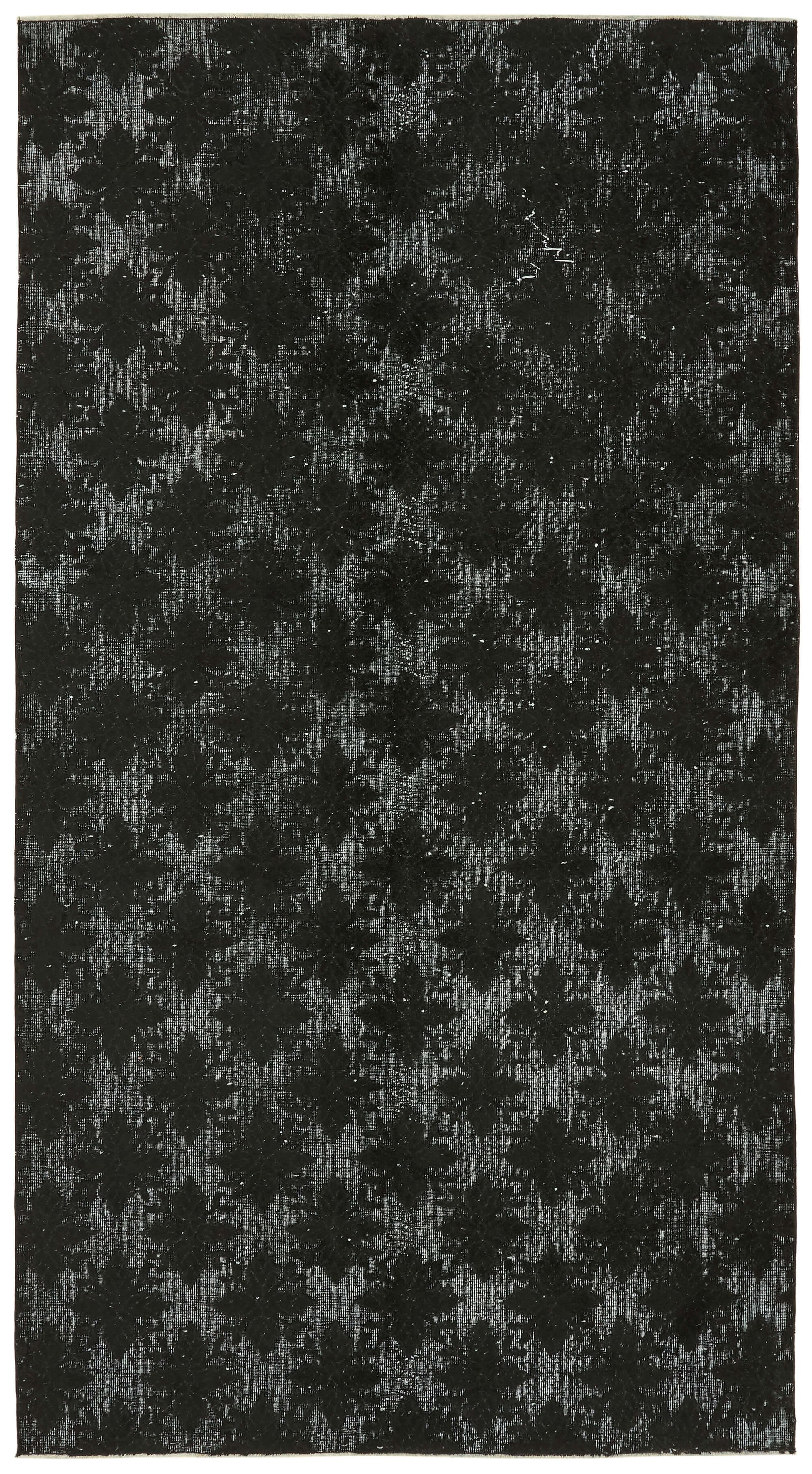 6x11 Vintage Hand-Carved Turkish Rug - 47135