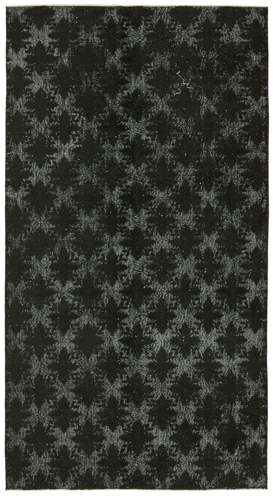6x11 Vintage Hand-Carved Turkish Rug - 47135