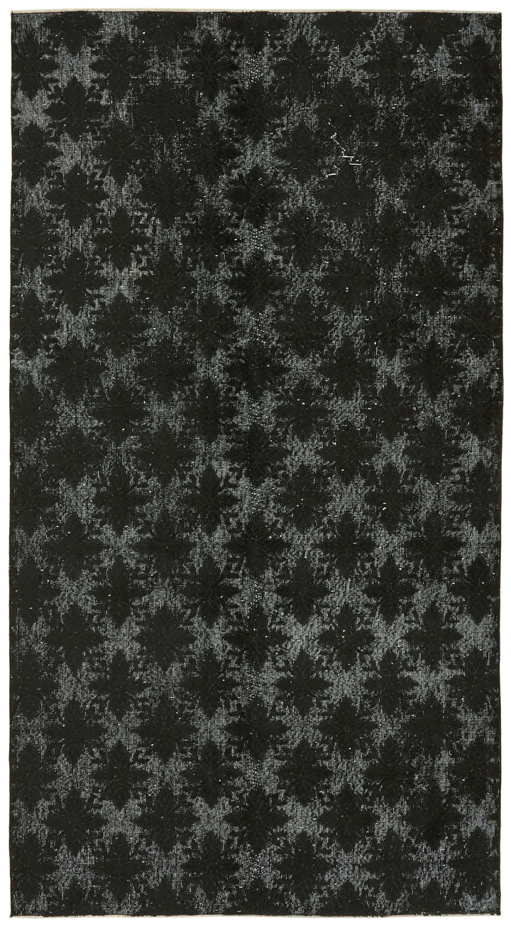 6x11 Vintage Hand-Carved Turkish Rug - 47135