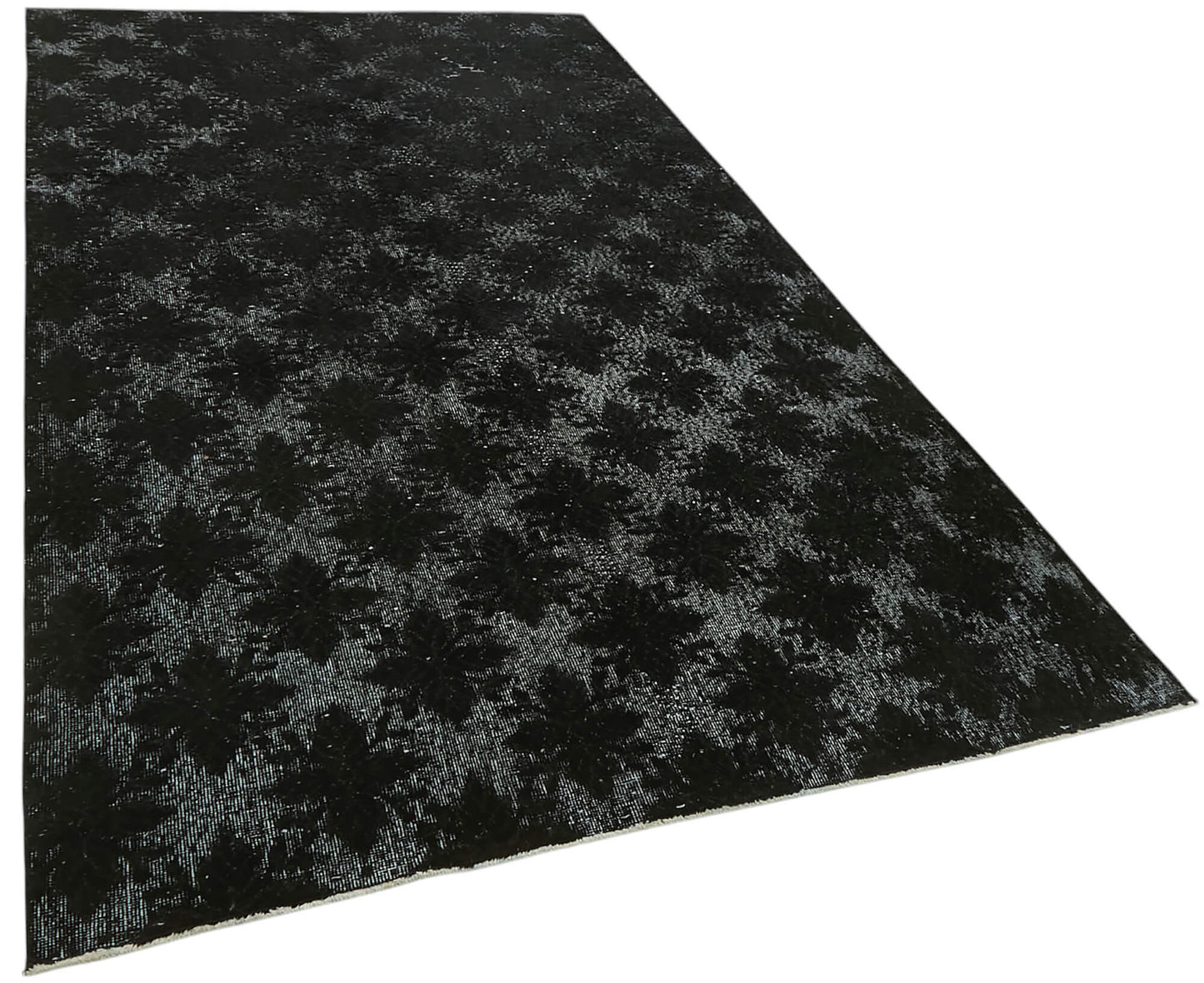 6x11 Vintage Hand-Carved Turkish Rug - 47135