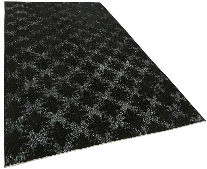 6x11 Vintage Hand-Carved Turkish Rug - 47135