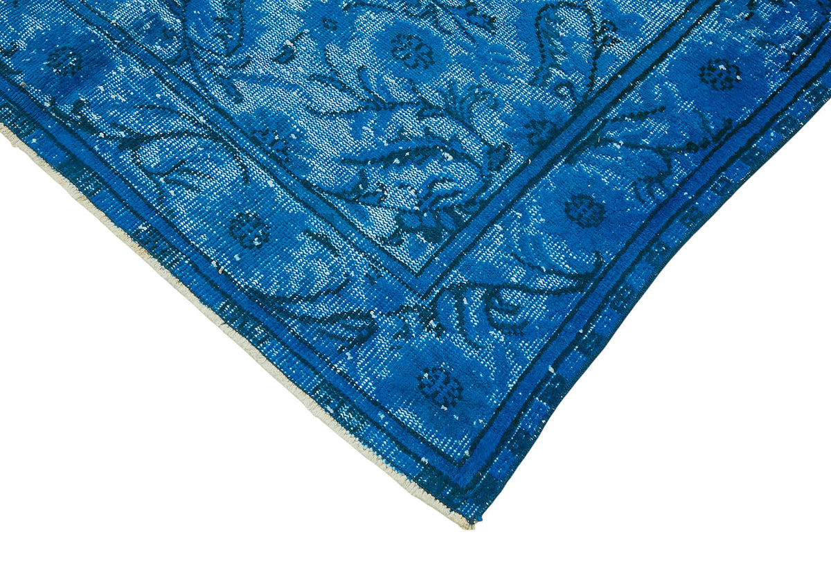 6x9 Vintage Hand-Carved Turkish Rug - 47140