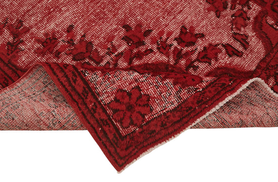 6x10 Vintage Hand-Carved Turkish Rug - 47141