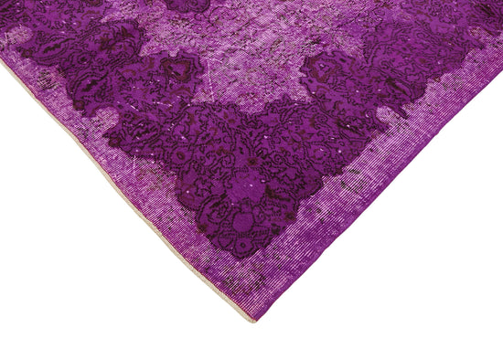 6x9 Vintage Hand-Carved Turkish Rug - 47144