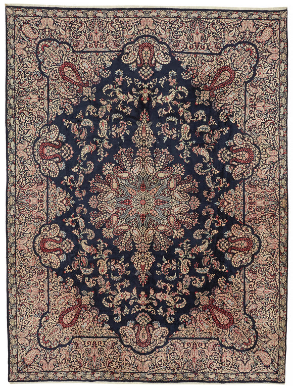 10x13 Vintage Hand-Knotted Rug - 47147