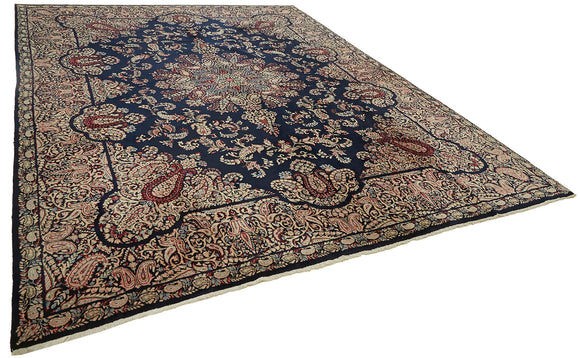 10x13 Vintage Hand-Knotted Rug - 47147