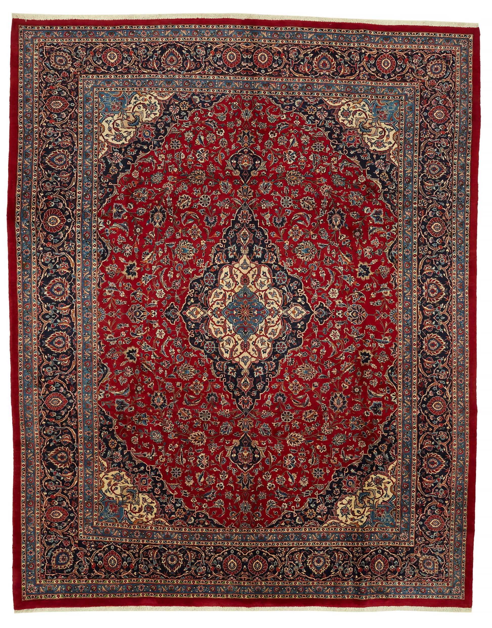 10x13 Vintage Hand-Knotted Rug - 47150