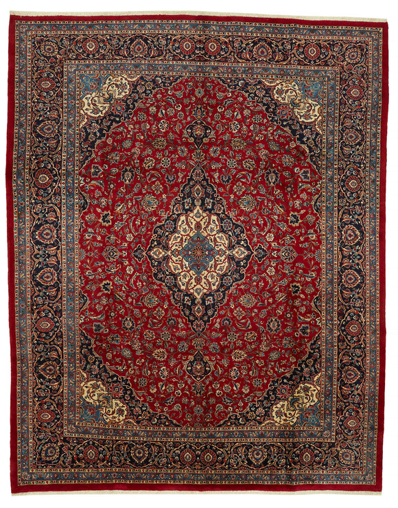 10x13 Vintage Hand-Knotted Rug - 47150