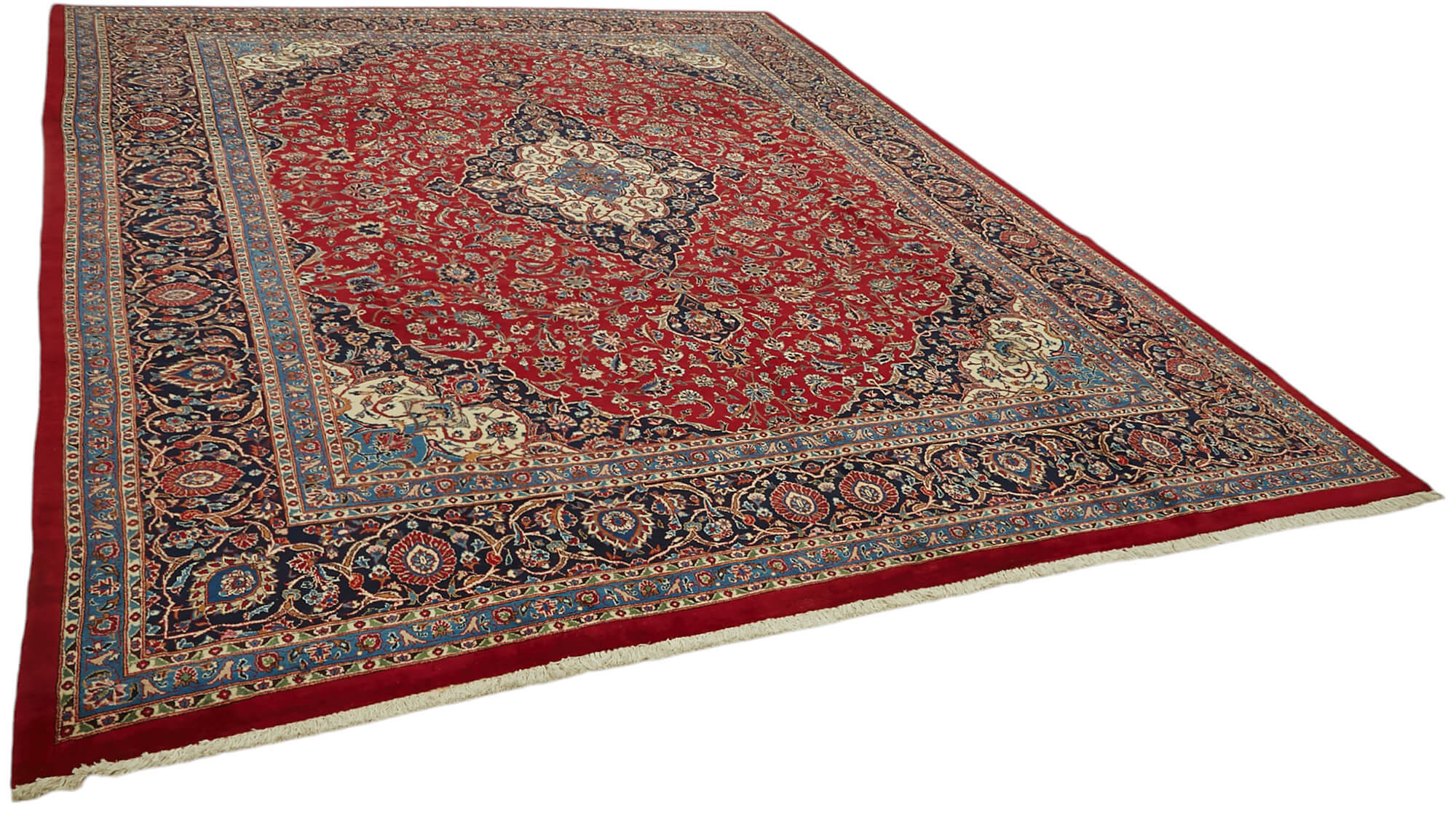 10x13 Vintage Hand-Knotted Rug - 47150