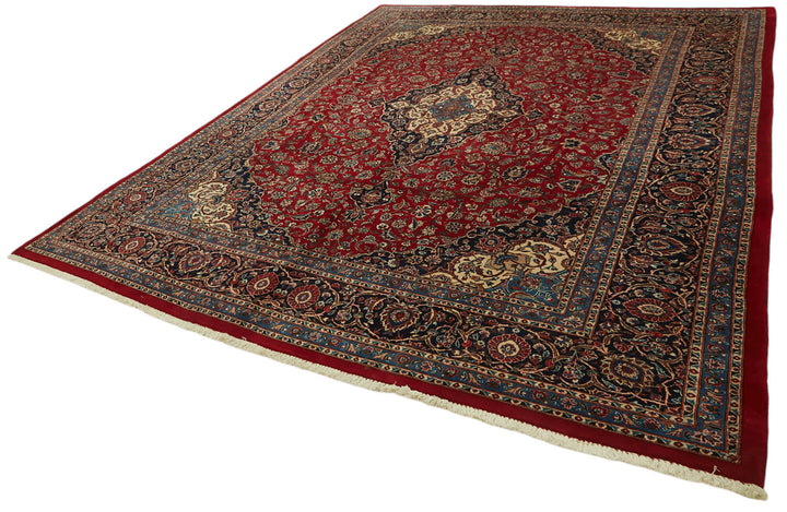 10x13 Vintage Hand-Knotted Rug - 47150