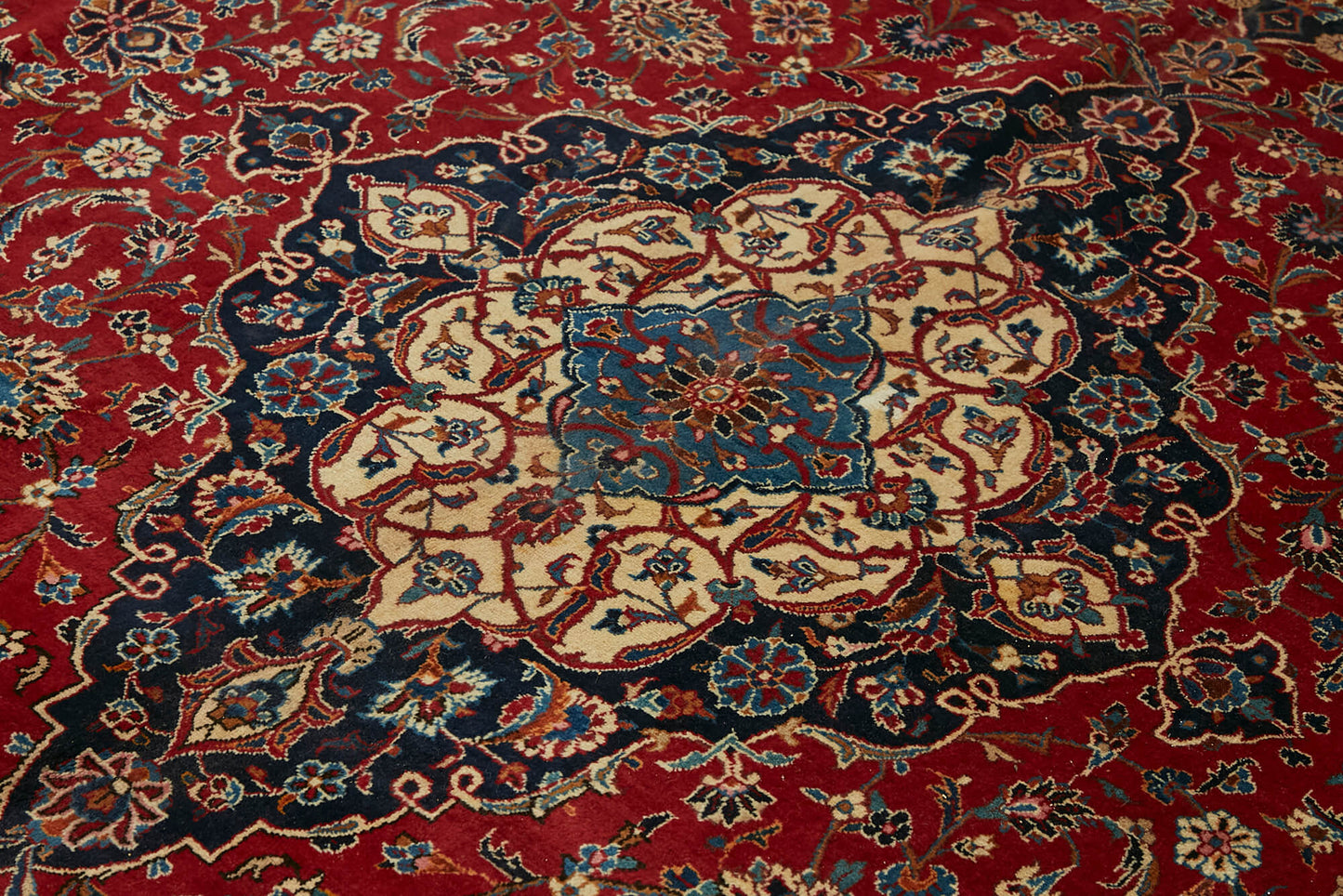 10x13 Vintage Hand-Knotted Rug - 47150