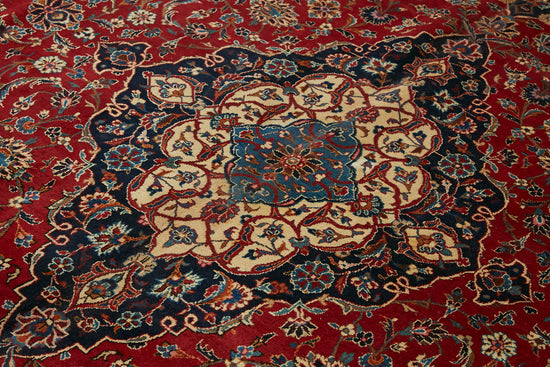 10x13 Vintage Hand-Knotted Rug - 47150