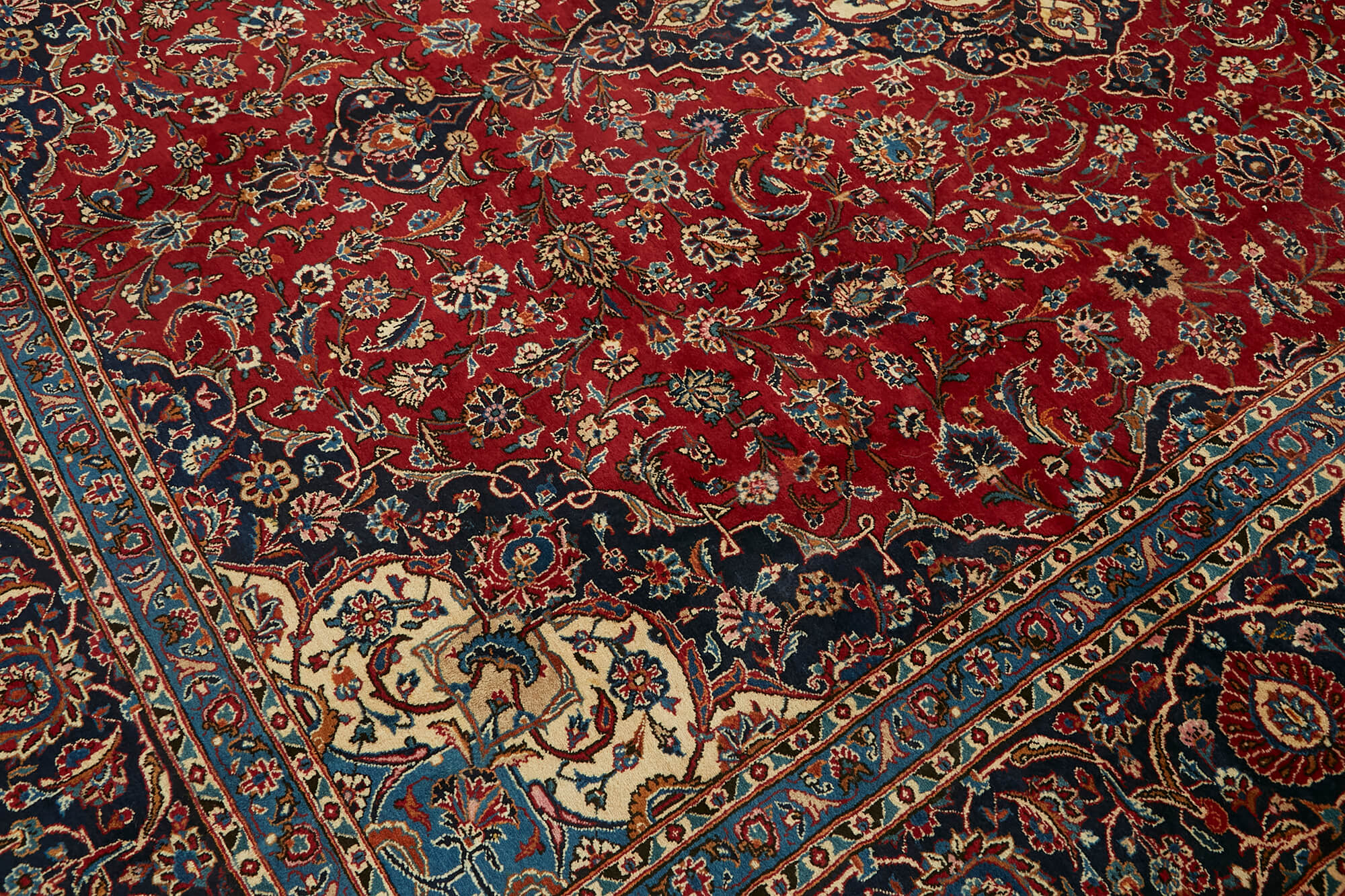 10x13 Vintage Hand-Knotted Rug - 47150